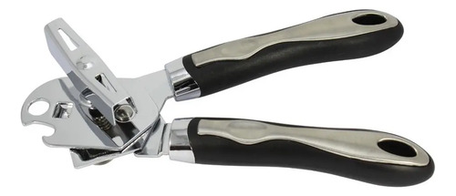 Abridor de Latas de Manivela Inox com Abridor de Garrafas