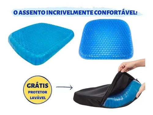 Almofada de Gel Egg Sit Antiescaras Supermedy Azul