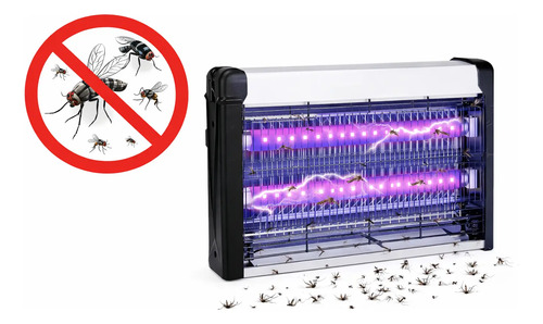 Mata Mosquito Elétrico 40W com Luz UV Dupla 110V