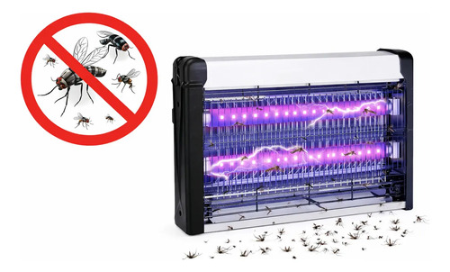Mata Mosquito Elétrico com Luz UV Dupla 110V