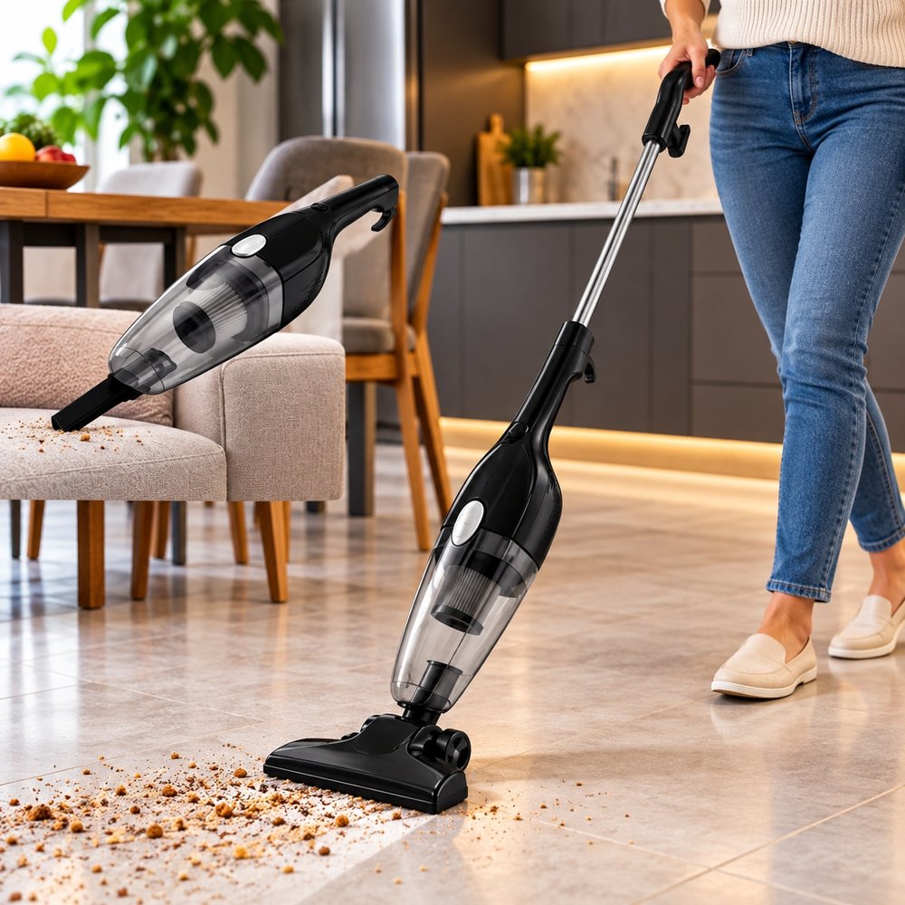 Aspirador Pó Elétrico 2 Em 1 Com Fio 220V Portátil Vertical — foto 1