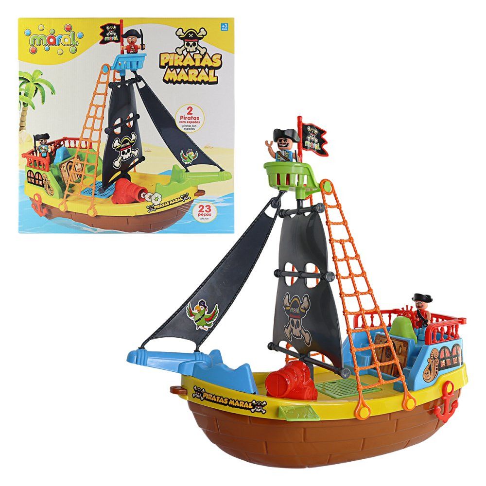 Barco Pirata Com Rodinha Infantil — foto 1
