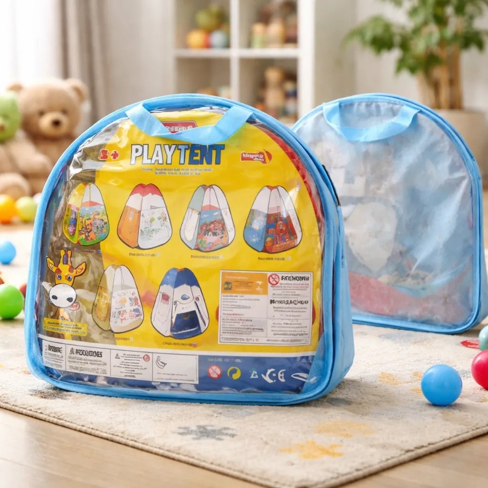 Barraca Infantil Dobrável Brinquedo Cabana Portátil — foto 1