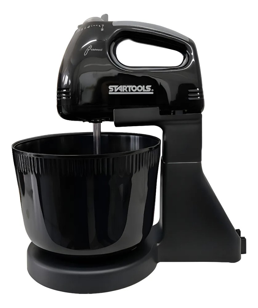 Batedeira Elétrica Startools Preta 250W 220V com Tigela 2L