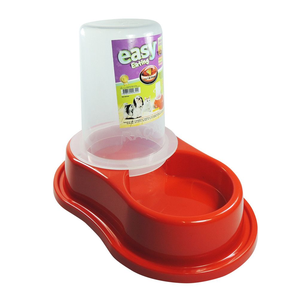 Bebedouro Automático Para Cães E Gatos Antiformiga - VERMELHO — foto 1