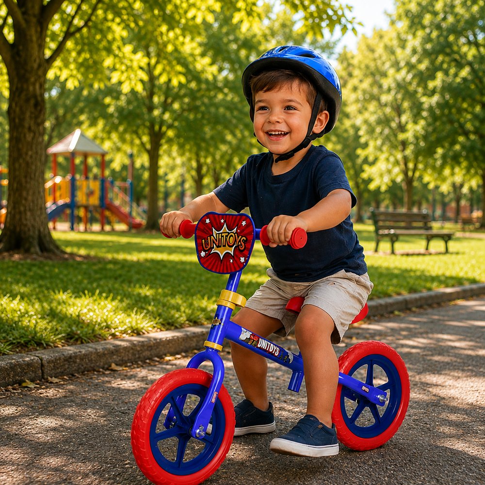 Bicicleta De Equilíbrio Infantil Sem Pedal - Azul