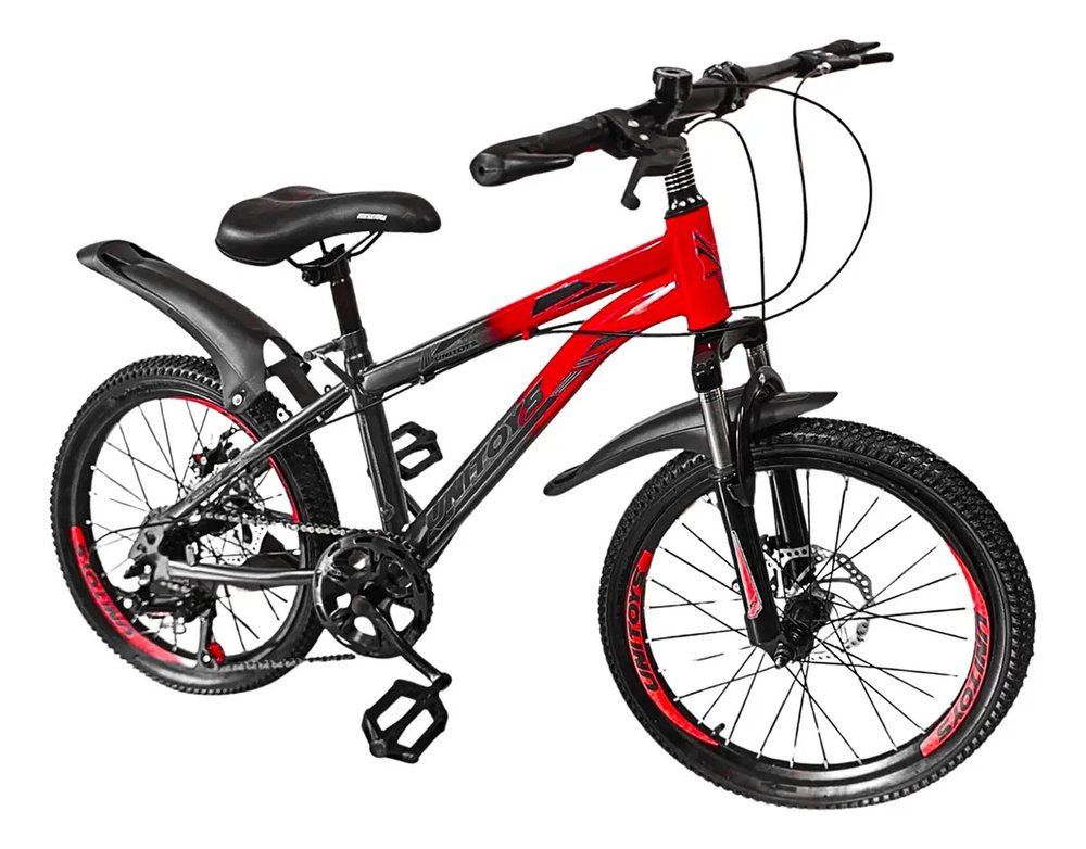 Bicicleta Infantil Aro 20 Freio A Disco Quadro Aço Resistente — foto 1