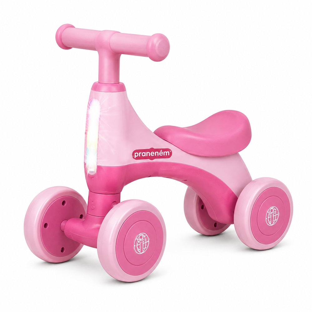Bicicleta Infantil Equilíbrio Importudo Rosa 4 Rodas — foto 1