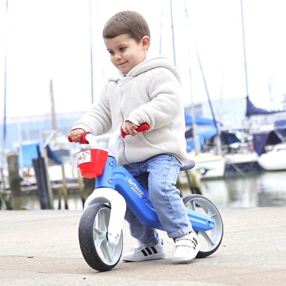 Bicicleta Infantil sem Pedal Azul — foto 1