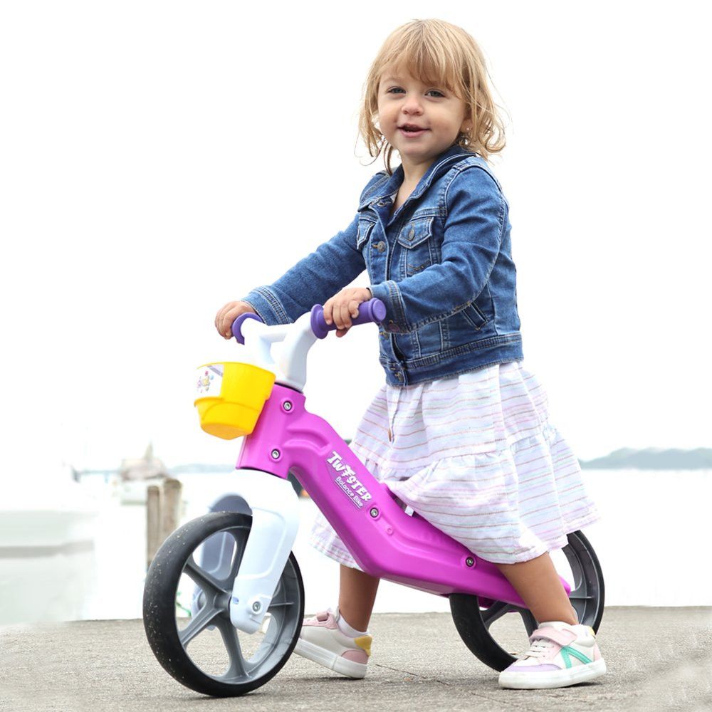 Bicicleta Infantil sem Pedal Rosa — foto 1