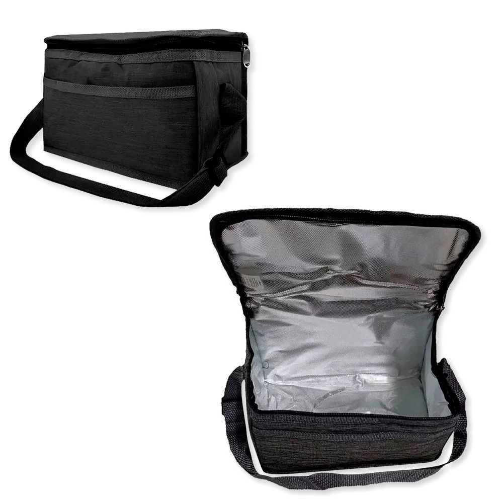 Bolsa Térmica Porta Marmita Única Preta 4 Litros — foto 1