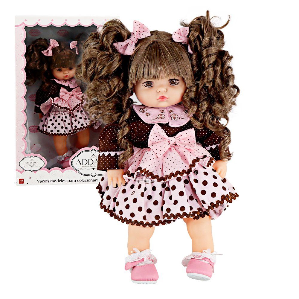 Boneca Addara Chocolate Que Fala — foto 1