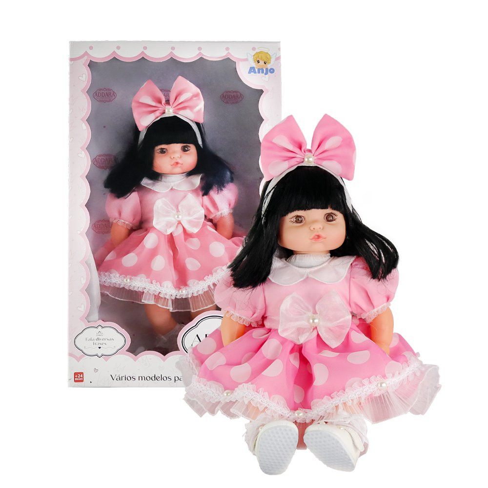 Boneca Addara Pink Poá — foto 1