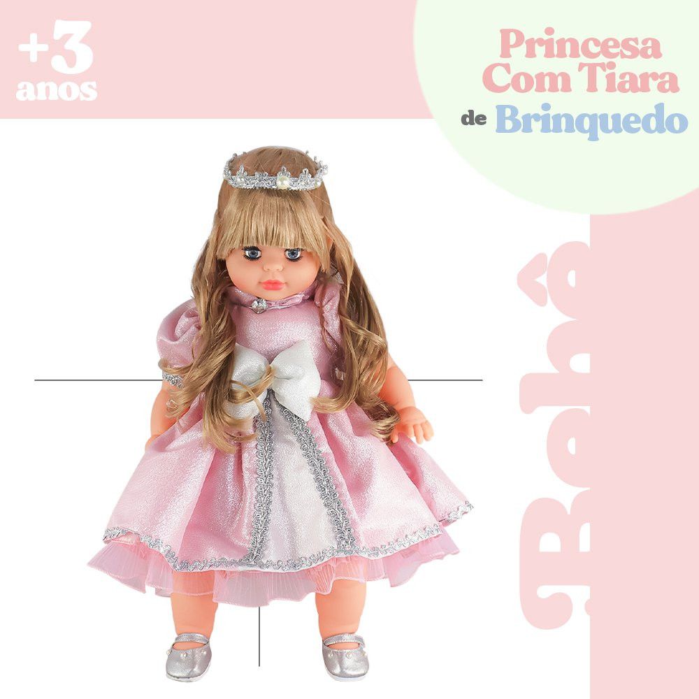 Boneca Addara Princesa com Tiara Que Fala — foto 1