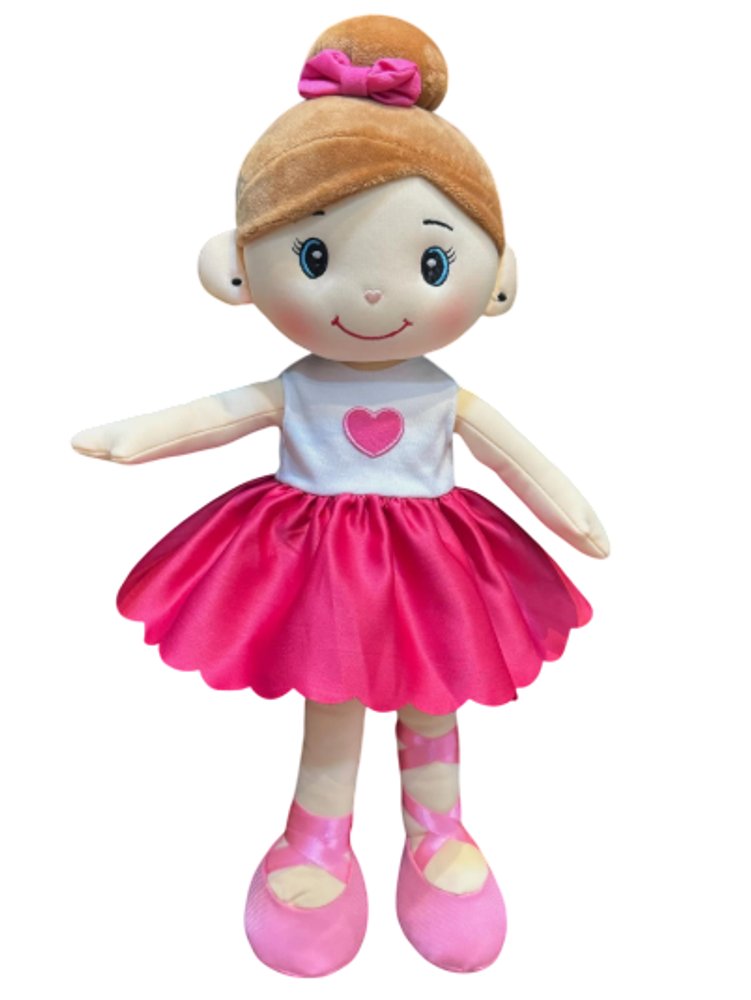 Boneca de Pelúcia Bailarina - Rosa — foto 1