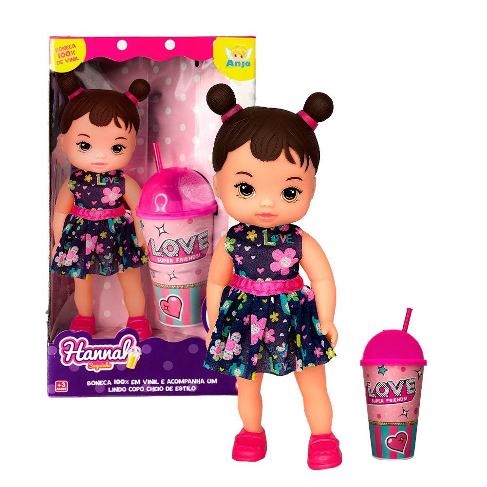 Boneca Hannah Suquinho Com Copo — foto 1