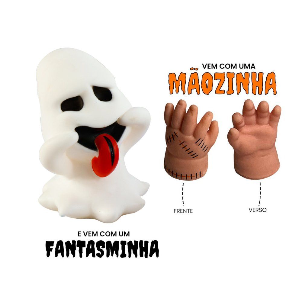 Boneca Vavazinha 31 cm com Mãozinha e Fantasminha Inspirada na Série Wandinha para Crianças — foto 1