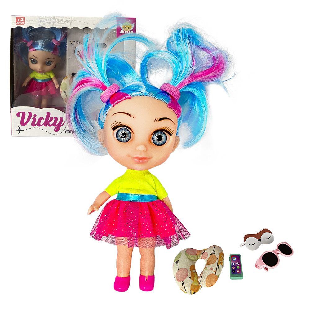 Boneca Vicky Viagem Com Acessórios — foto 1