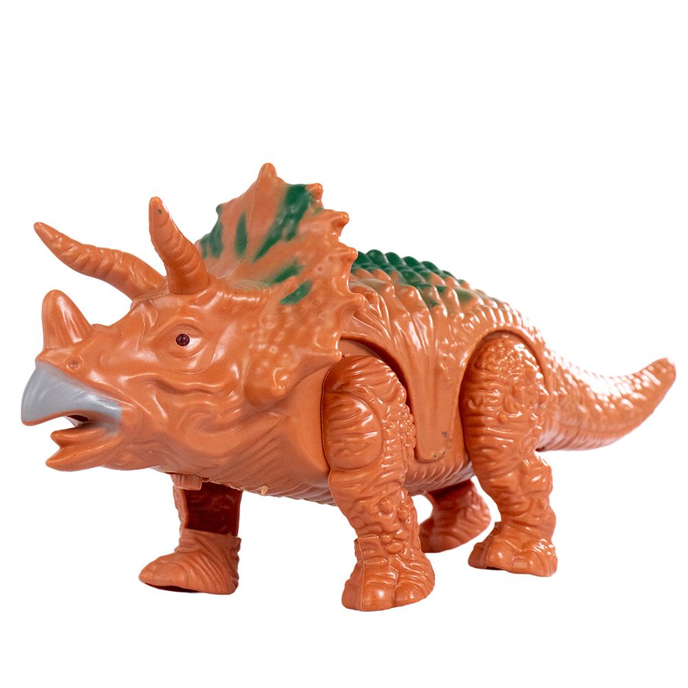 Brinquedo Dinossauro Triceratops Com Som Luz E Movimento 23cm — foto 1