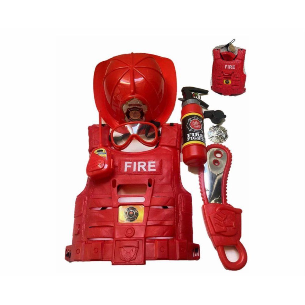 Brinquedo Kit Bombeiro com Colete e Acessórios — foto 1