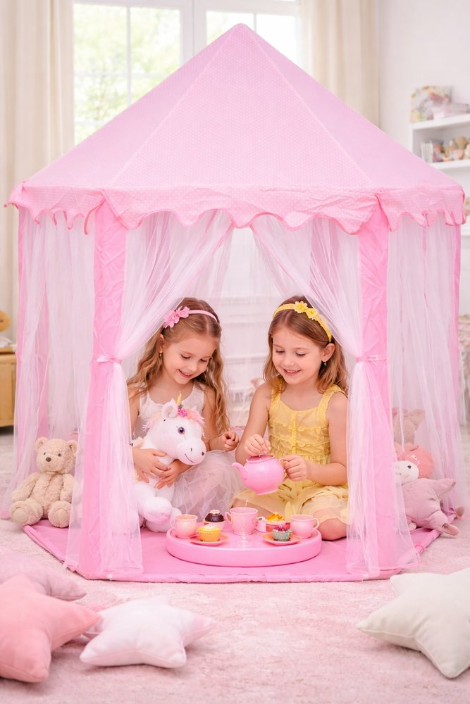 Cabana Infantil Princesa Dutetoys Montável com Encaixes — foto 1