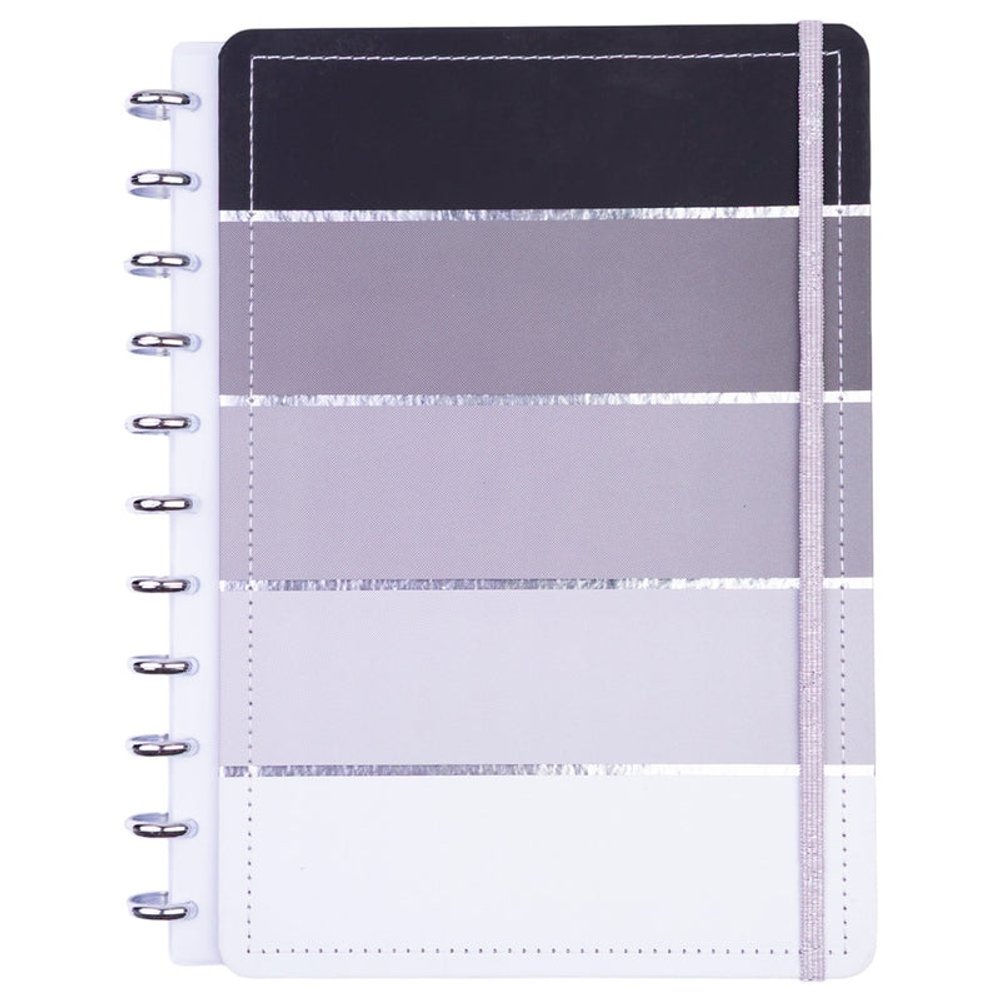 Caderno Disko Listral Preto Médio M 80 Folhas
