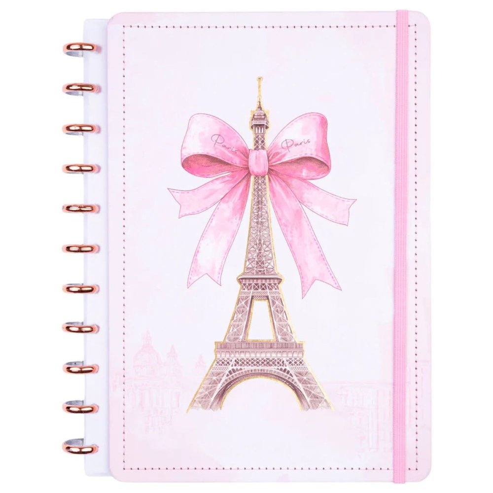 Caderno Disko Paris Torre Eiffel Médio M 80 Folhas