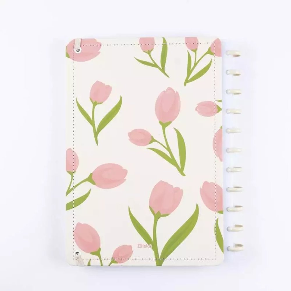 Caderno Disko Grande G 80 Folhas Capa Estampada
