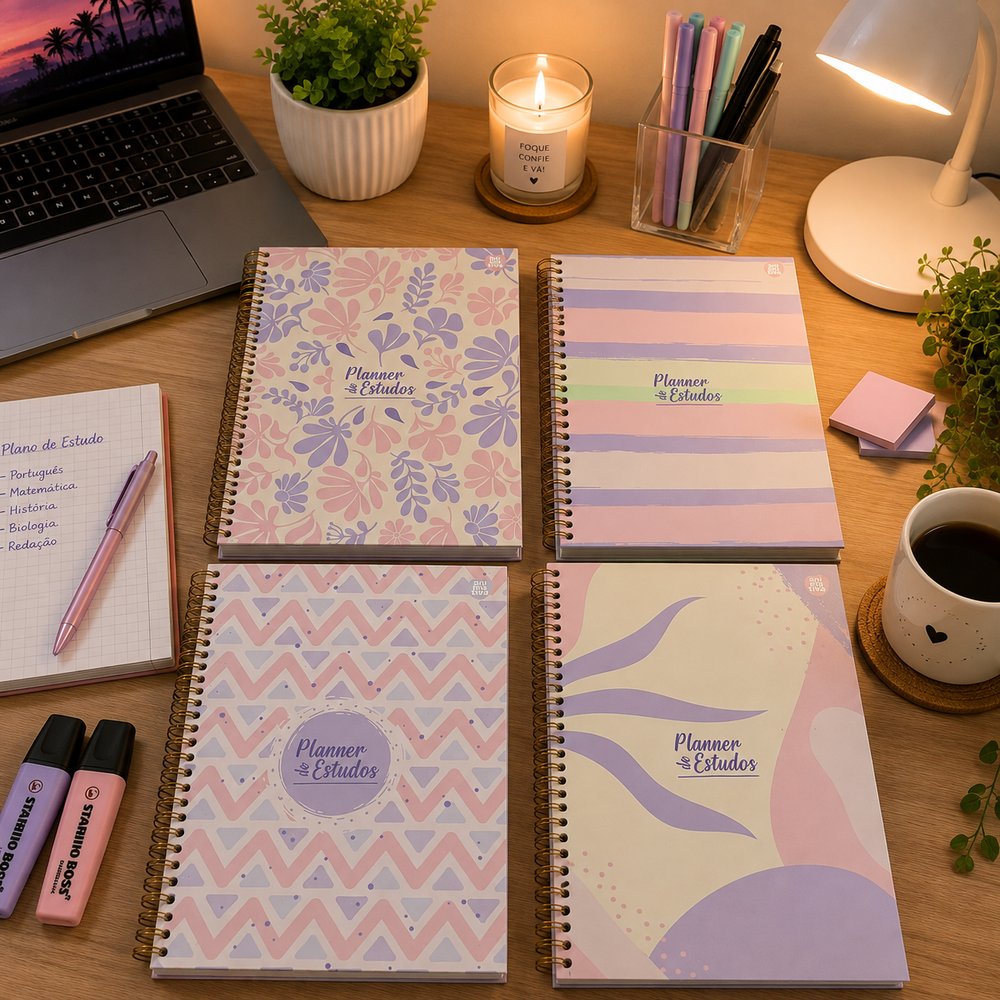 Cadernos Planner de Estudos - Sortida — foto 1