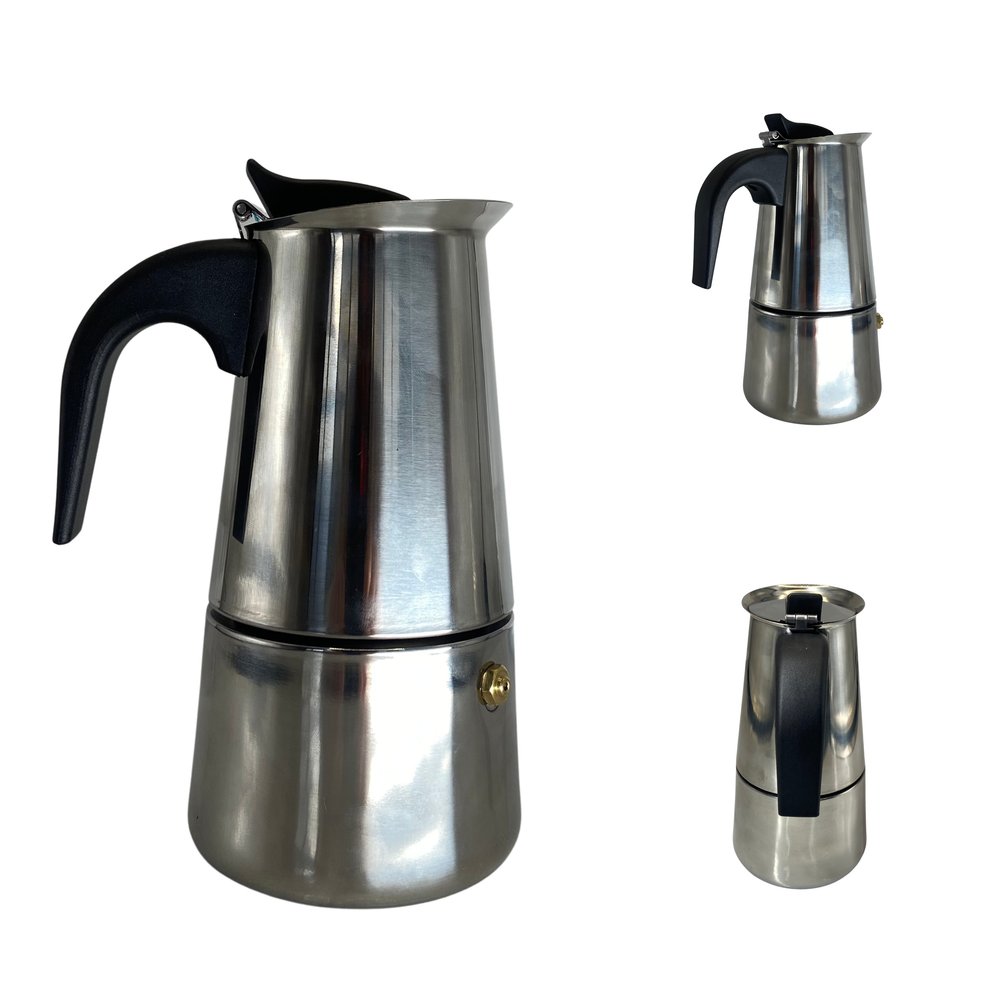 Cafeteira Tipo Italiana para 4 xicaras 200ml - Inox — foto 1