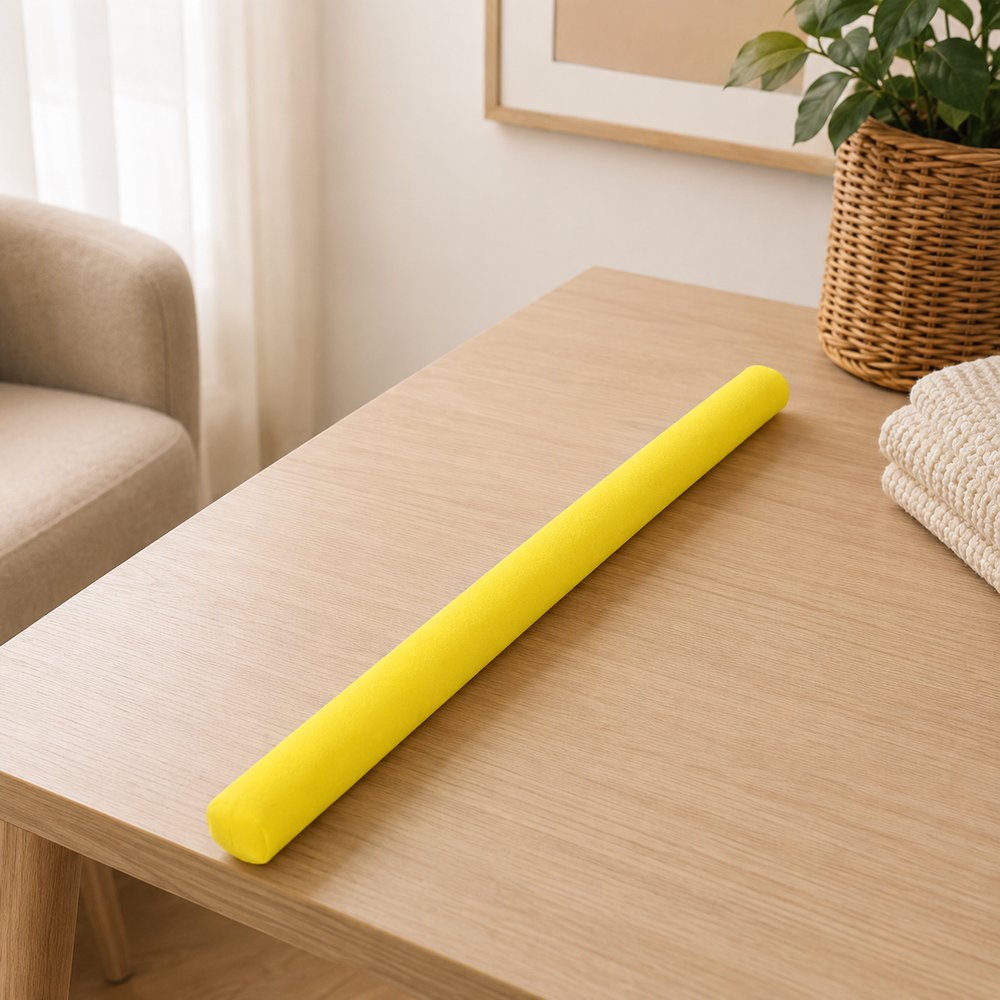 Caixa 40 Rolos Papel Crepom Reiart Amarelo 48cm x 2m — foto 1
