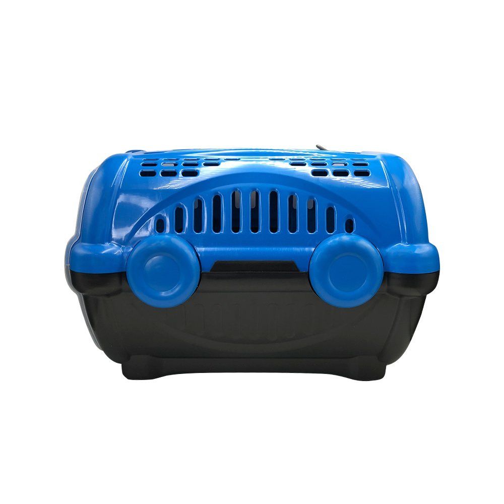 Caixa de Transporte Furacão Pet N2 Azul e Preta para Animais até 7 kg — foto 1