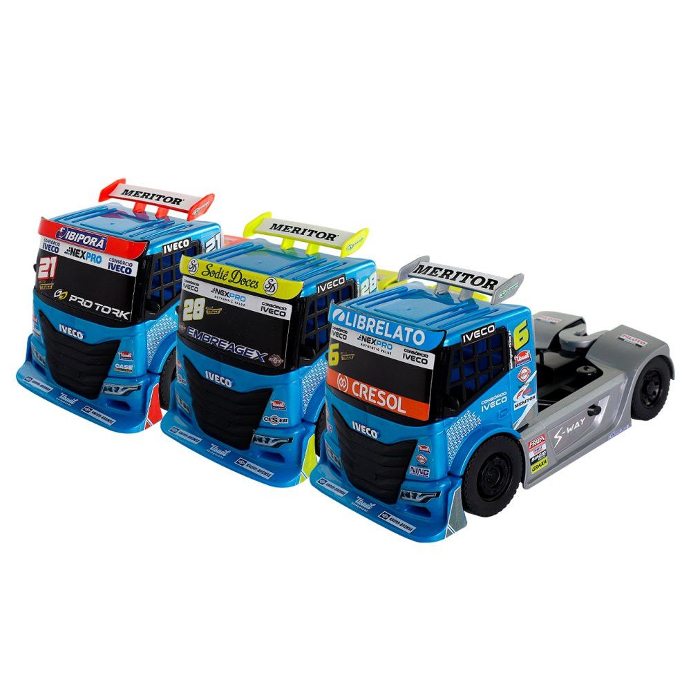 Caminhão de Corrida Automobilismo Miniatura 1/30 - Sortido — foto 1