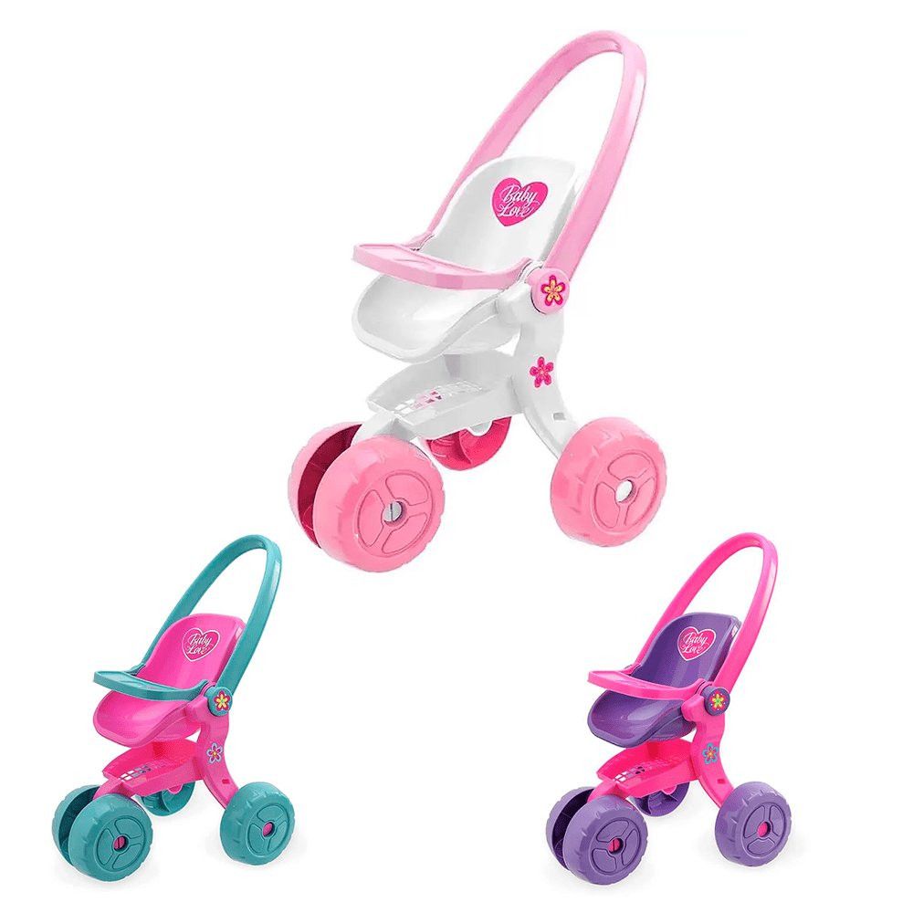 Carrinho de Boneca Baby Love Sortido — foto 1