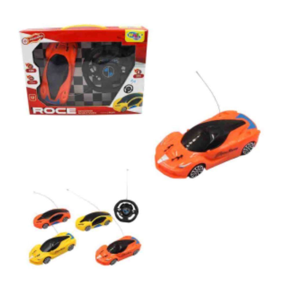 Carrinho Racing HR-150 Controle Remoto 3 Funções Escala 1:24 com Luzes em Cor Sortida — foto 1