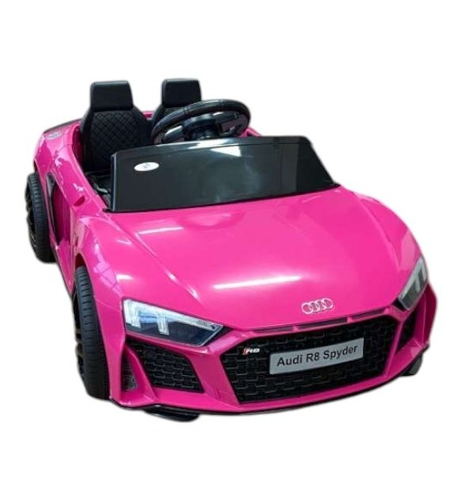 Carro Elétrico Infantil Controle Remoto 12V Audi Spyder - Rosa — foto 1