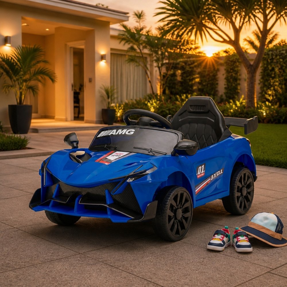 Carro Elétrico Power Ride 6V - Azul