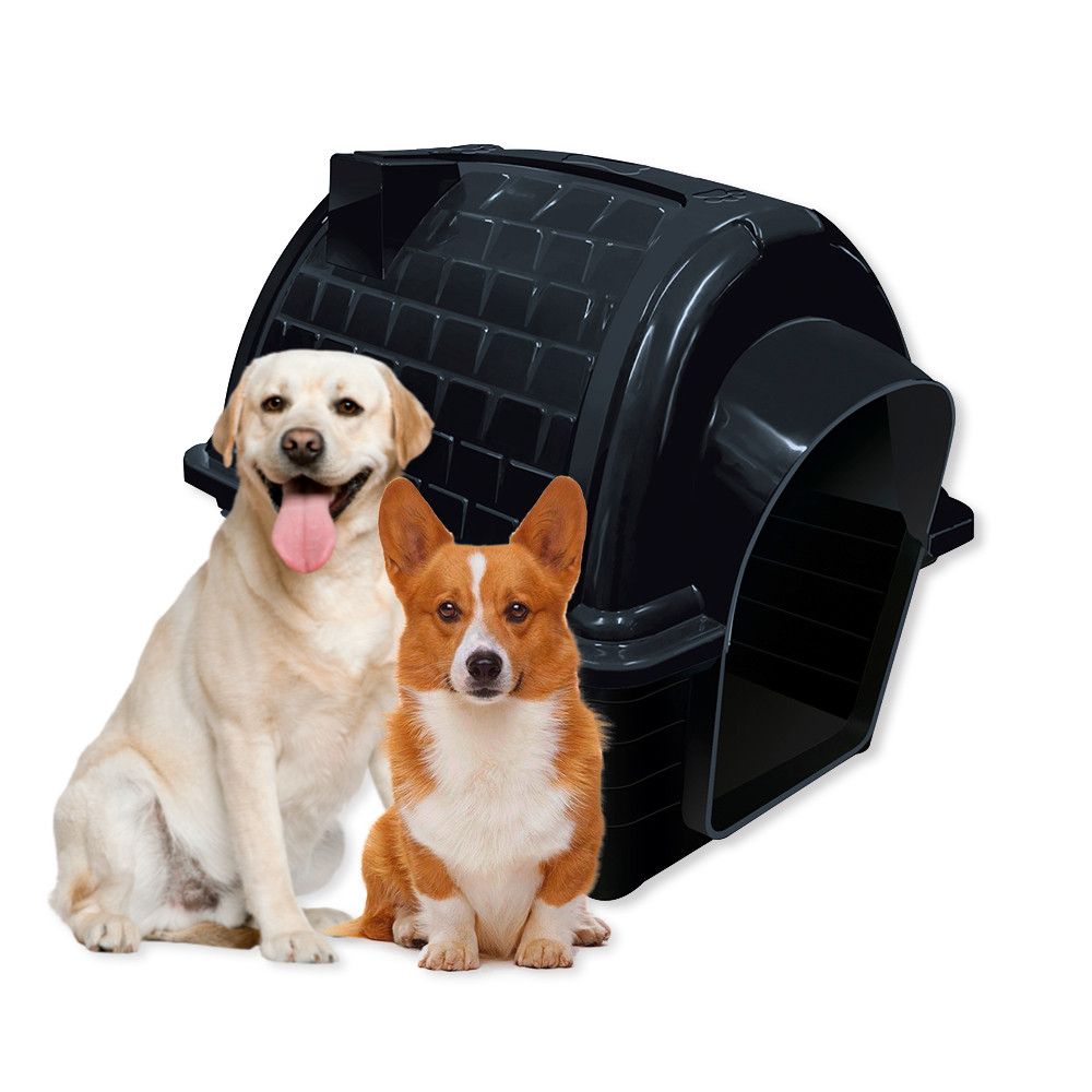 Casinha para Cachorro Furacão Pet Iglu N5 Preta 67cm — foto 1