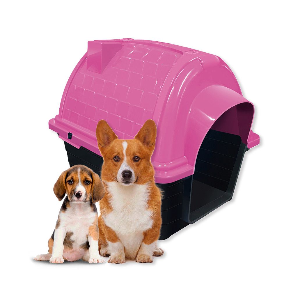 Casinha Pet Raças Pequenas e Médias N3 Iglu para Cachorro Rosa — foto 1