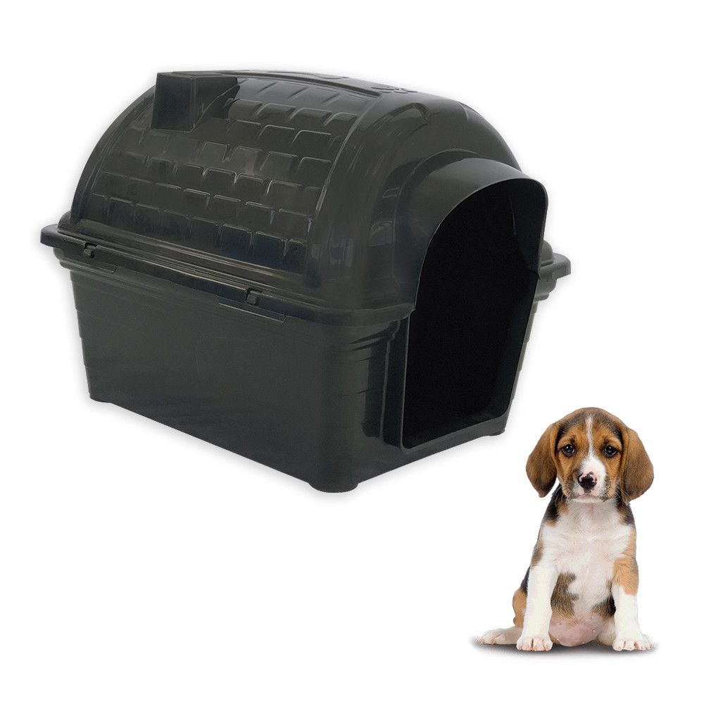 Casinha para Cachorro Furacão Pet Iglu N1 Preta 48 cm — foto 1