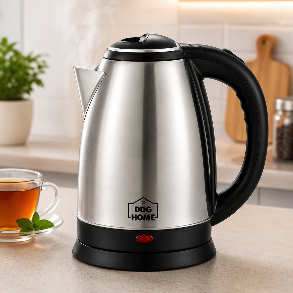 Chaleira Elétrica 1500W 220V 1.8 Litros Inox — foto 1