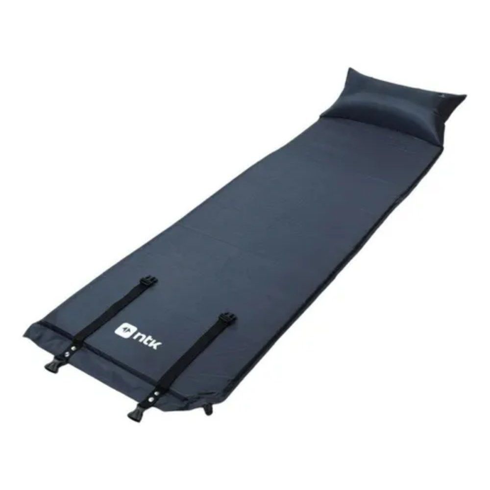 Colchonete Inflável Nautika Cozy Preto 186 x 53 cm para Camping e Viagens — foto 1