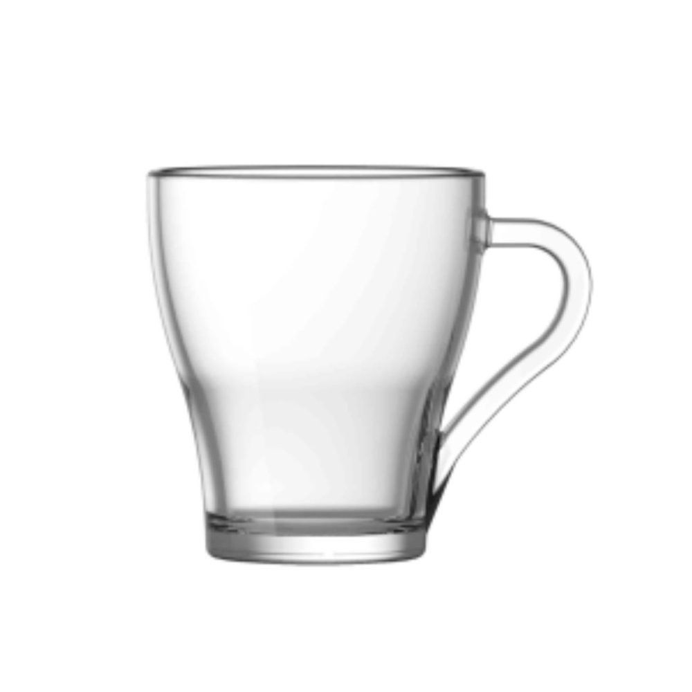 Jogo 6 Canecas de Vidro Murlin Wellmix 265ml Transparente — foto 1