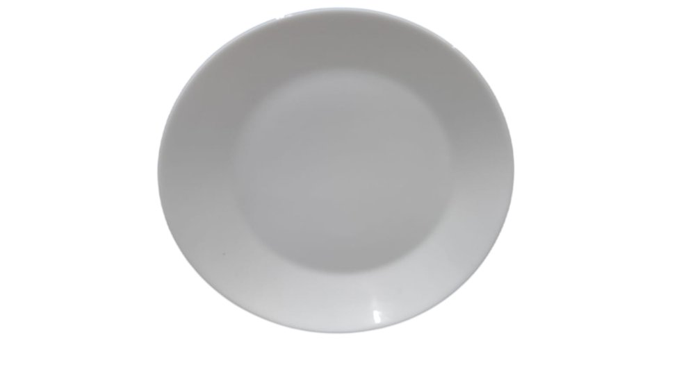 Conjunto 6 Pratos Fundos Sobremesa Vidro 19 cm - Branca — foto 1