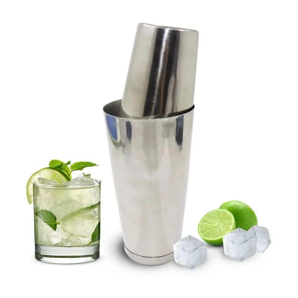 Coqueteleira Boston Profissional 2 Peças Inox 820ml — foto 1