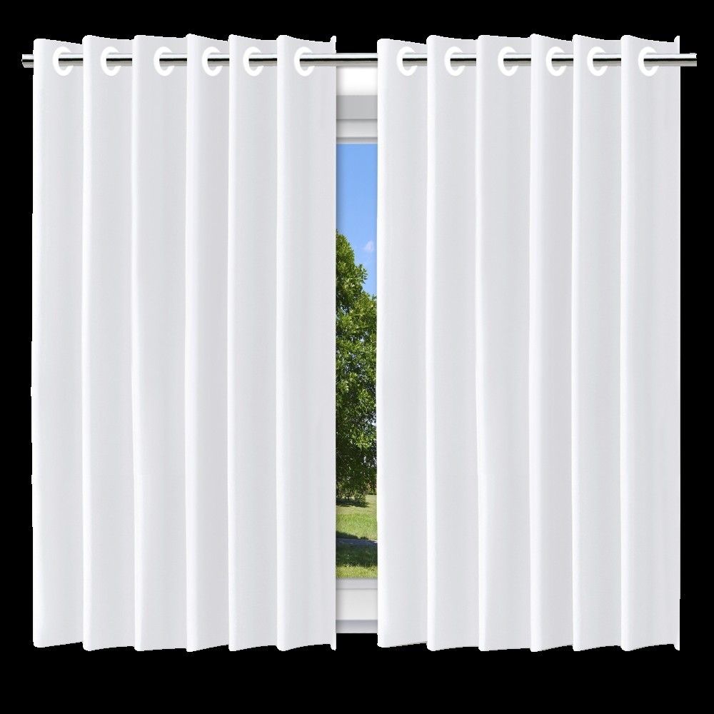 Cortina Blackout Branco c/ ilhos - 280x180cm — foto 1