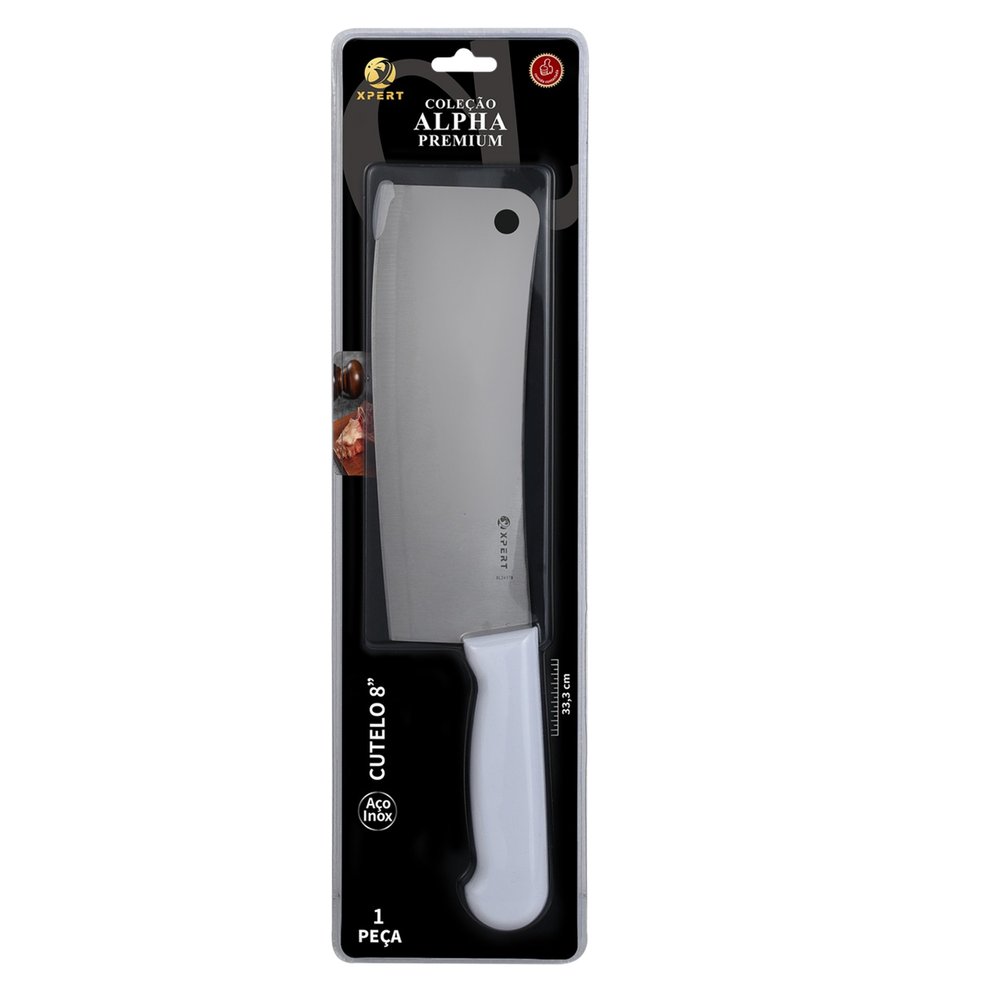 Cutelo 8'' Aço Inox — foto 1
