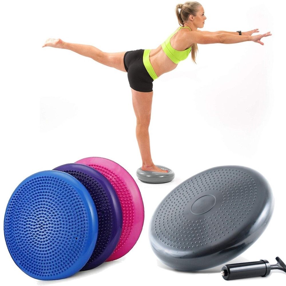 Disco Pilates Equilíbrio Inflável Balance + Bomba Gratis — foto 1