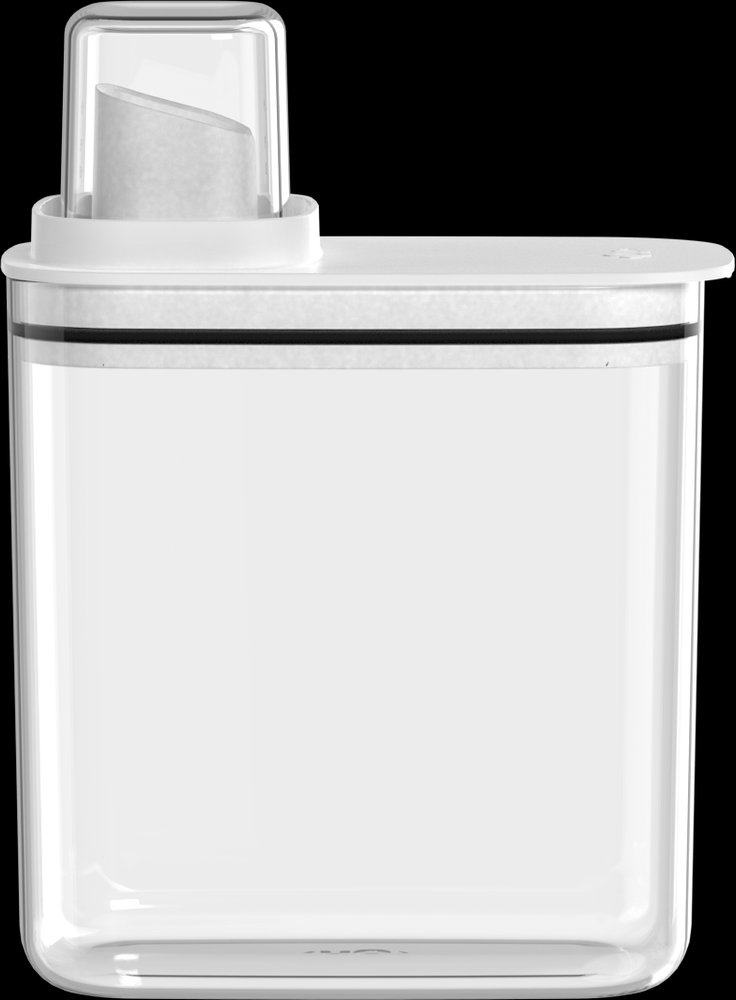 Dispenser Sabão Flow 1,5L Transparente Silicone Vedação Sistema Evita Desperdício — foto 1