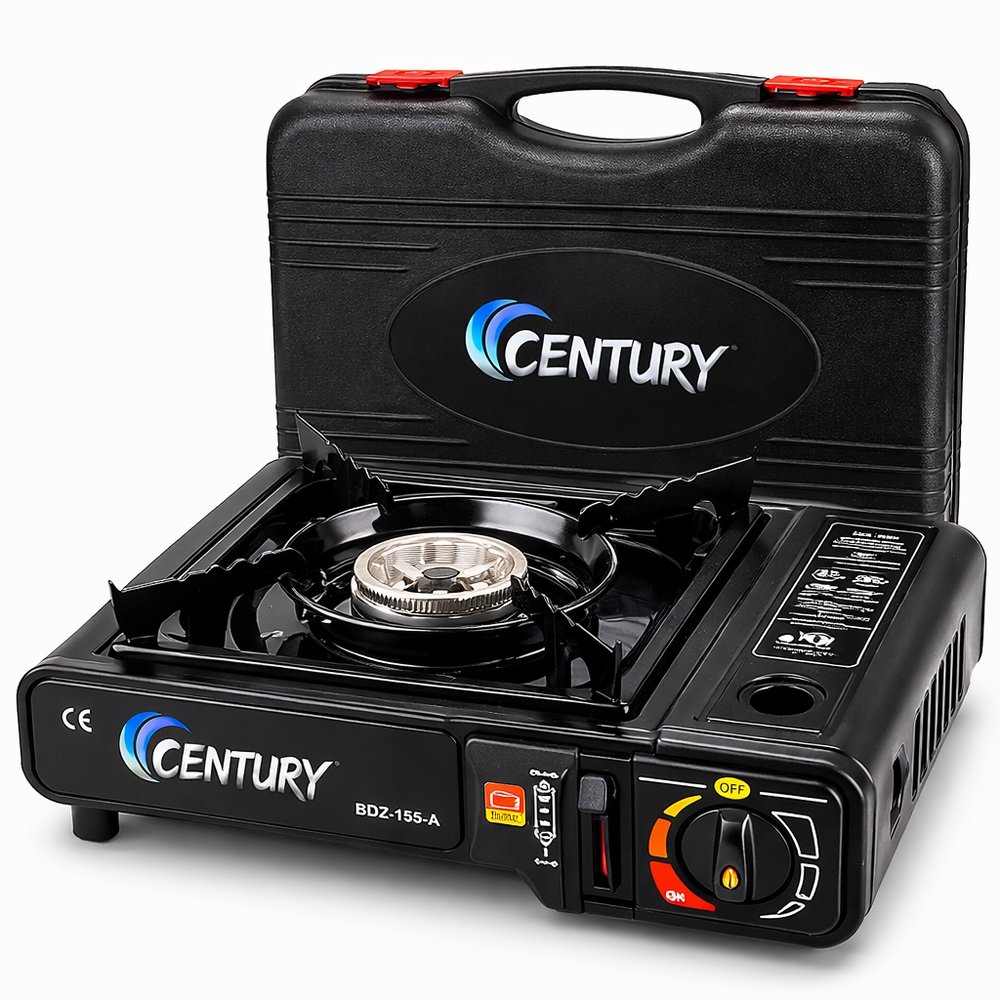 Fogareiro Portátil De Mesa Maleta Para Camping e Cozinha